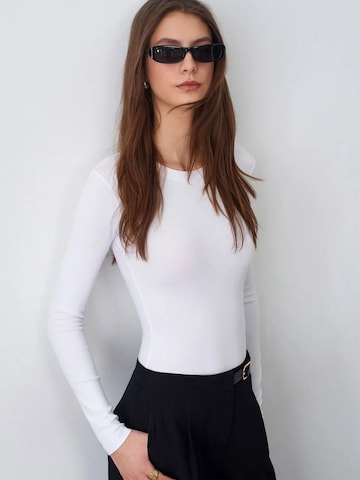 Dilvin Bodysuit in Weiß