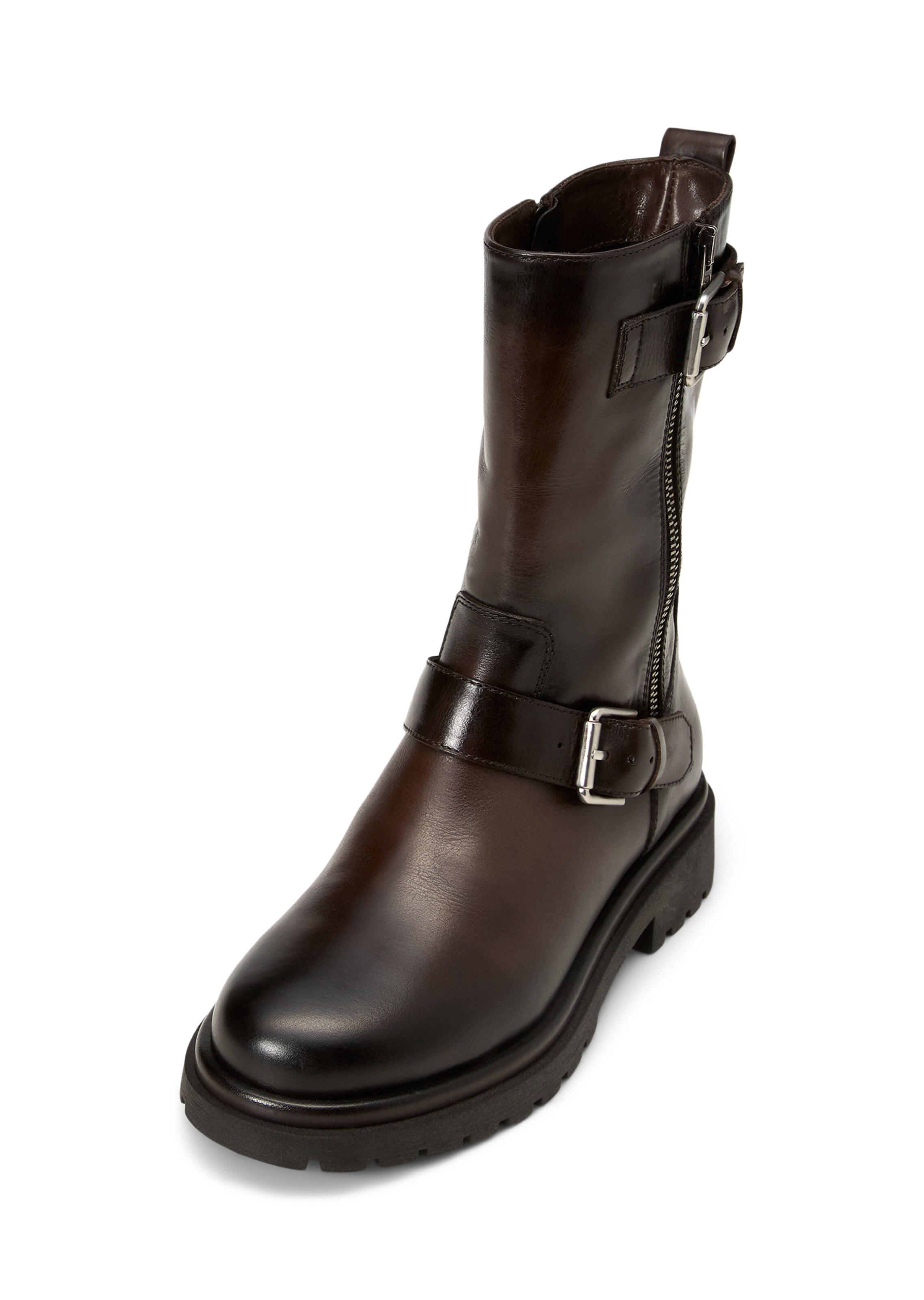 Marc O'Polo Bootie 'Birte' in Brown: front