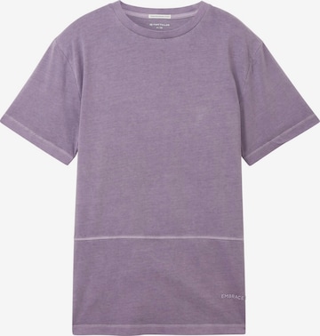 TOM TAILOR Shirt in Purple: front