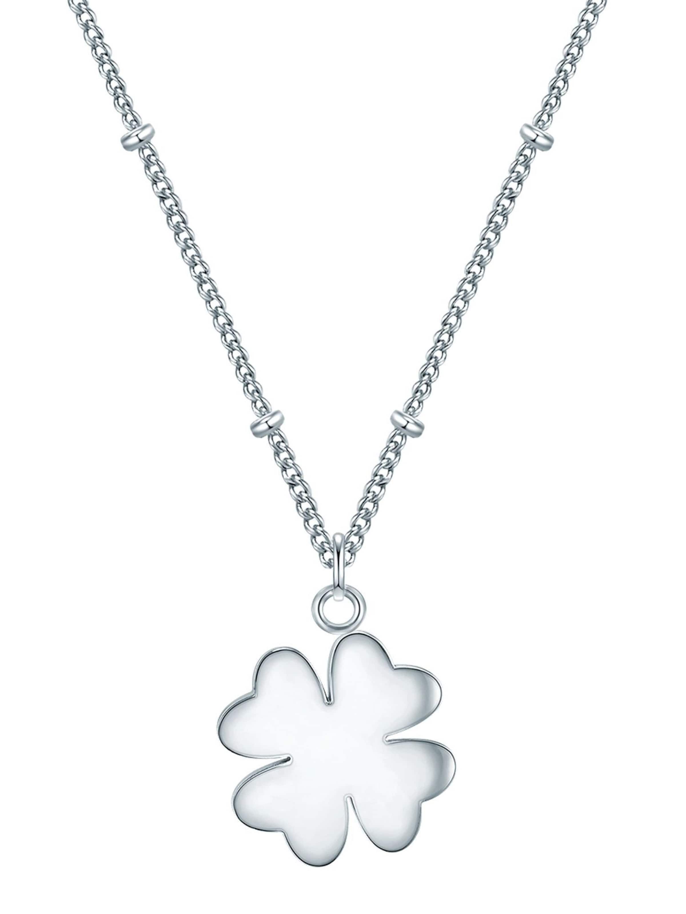 Eastside Necklace in Silver: front