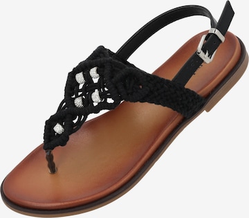 Palado Teenslipper 'Reybella' in Zwart: voorkant