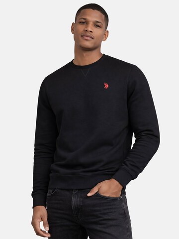 U.S. POLO ASSN. Sweatshirt in Zwart: voorkant