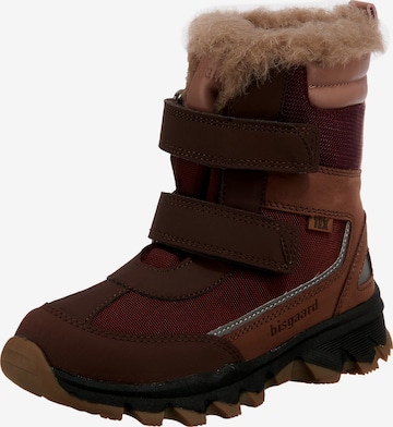 BISGAARD Snow Boots 'EDDIE' in Brown: front