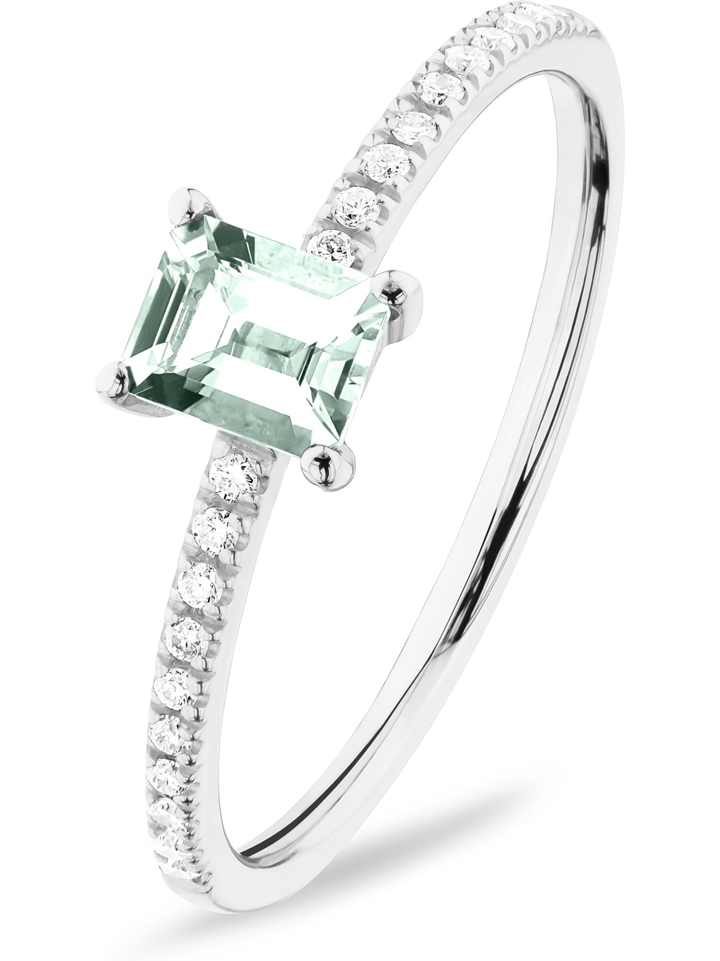 CHRIST Ring in White: front