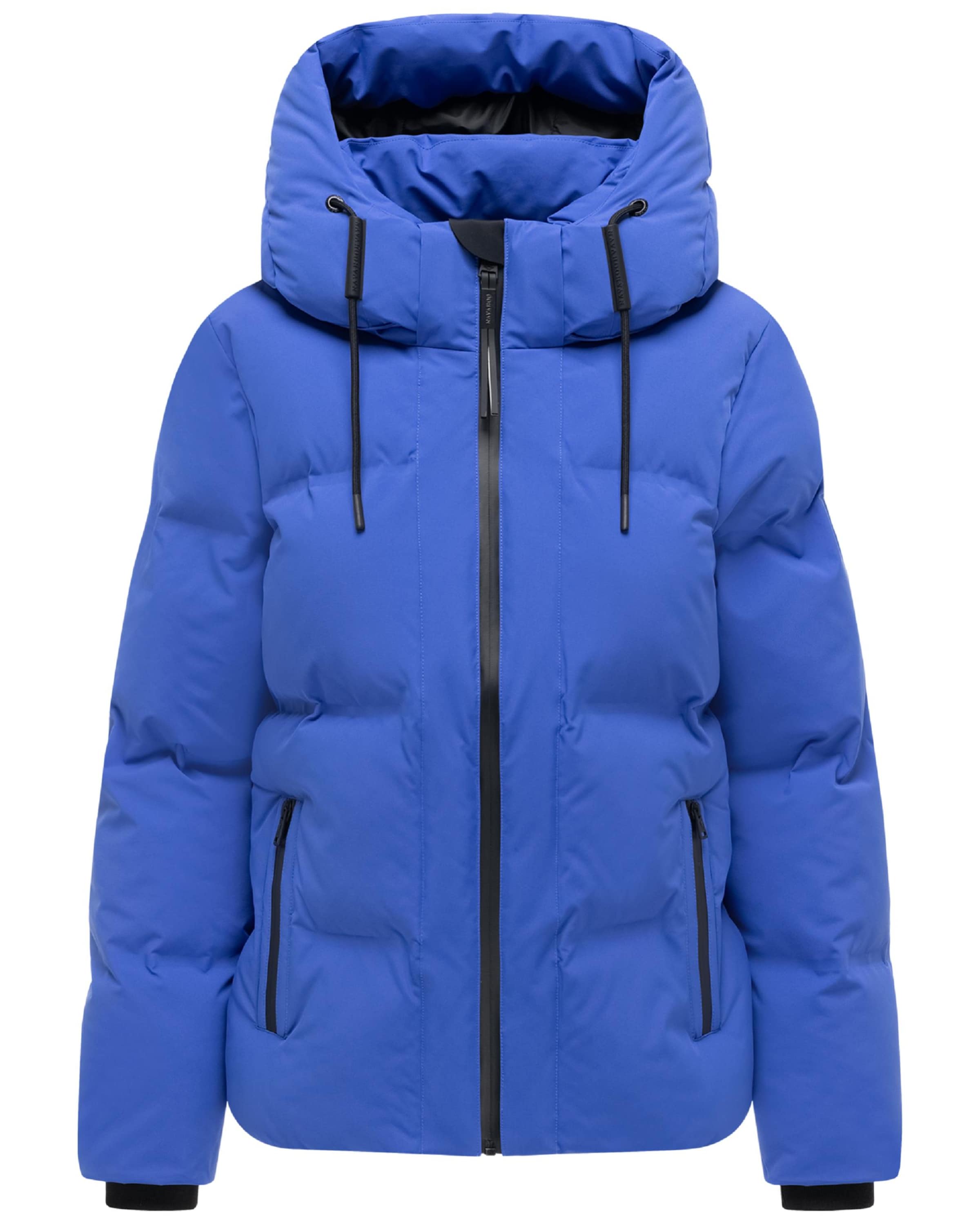 NAVAHOO Winterjas 'Wolkentanz XIV' in Blauw: voorkant
