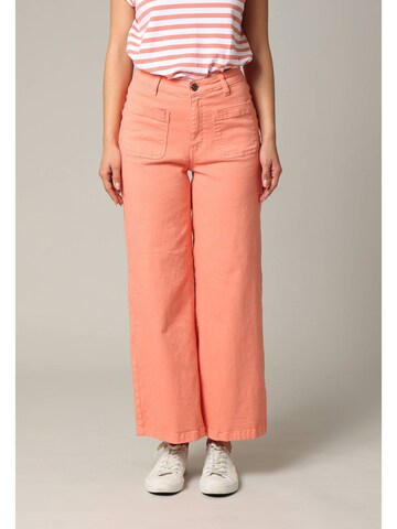 Wide Leg Jean 'Liloo' Deeluxe en rose : devant