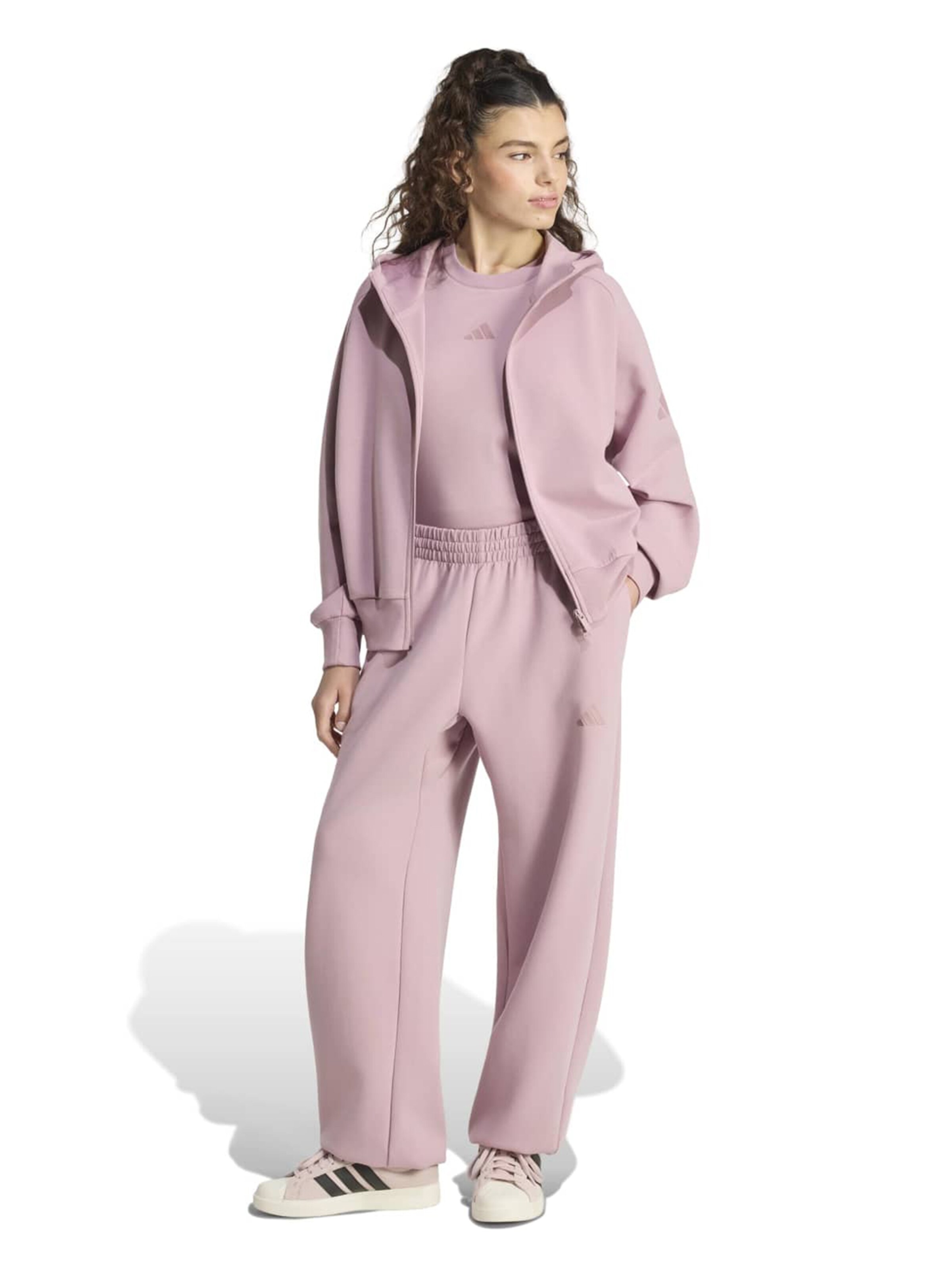 Veste de survêtement 'Soft Lux' ADIDAS SPORTSWEAR en violet