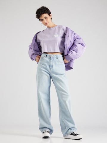 LEVI'S ® Koszulka 'Graphic LS Crop Reese' w kolorze fioletowy