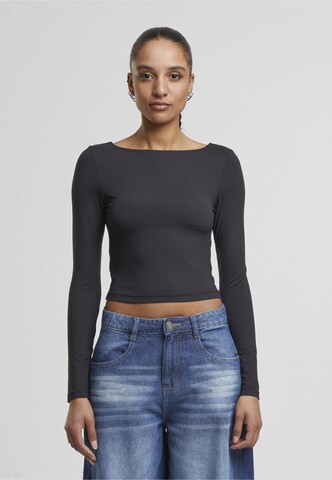 Urban Classics Shirt in Schwarz: Vorderseite