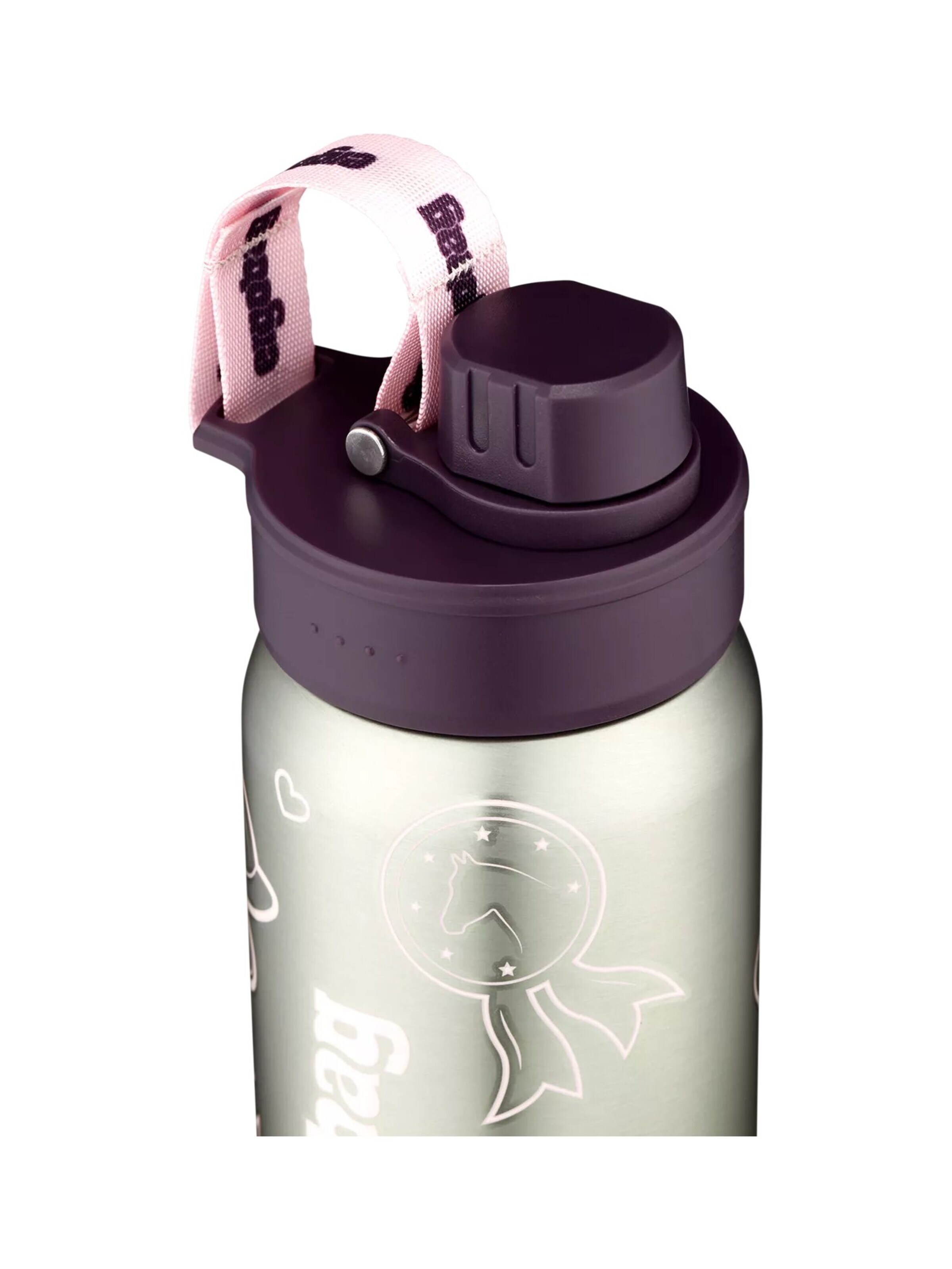 ergobag Drinking Bottle 'Trinkflasche Edelstahl Trinkflasche' in Purple