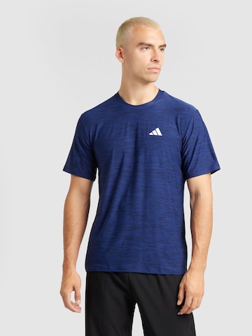 ADIDAS PERFORMANCE - Camiseta funcional 'Essentials' en azul: frente