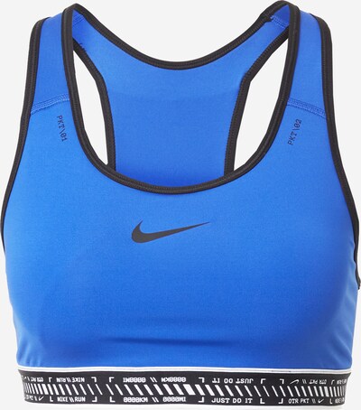 NIKE Soutien-gorge de sport en bleu roi / noir / blanc, Vue avec produit