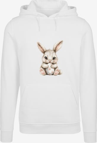 Pull-over 'Niedlicher Osterhase mit Ei' F4NT4STIC en blanc : devant