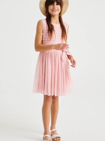 WE Fashion Dress in Pink: front