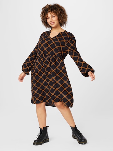 Robe 'Jillian' ABOUT YOU Curvy en bleu : devant