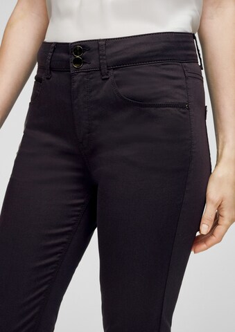 Coupe slim Pantalon s.Oliver BLACK LABEL en bleu