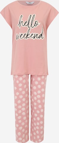 Pijama de la Dorothy Perkins Tall pe roz: față