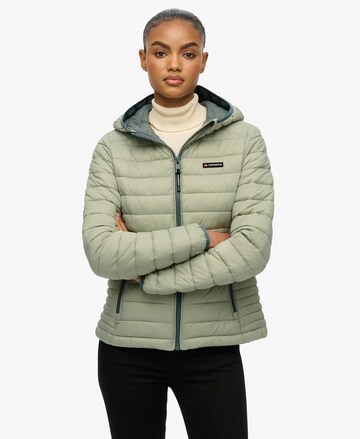 Veste mi-saison Superdry en noir : devant