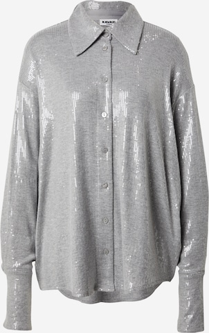KAVAZI Shirt 'SEQUINS' in Grey: front
