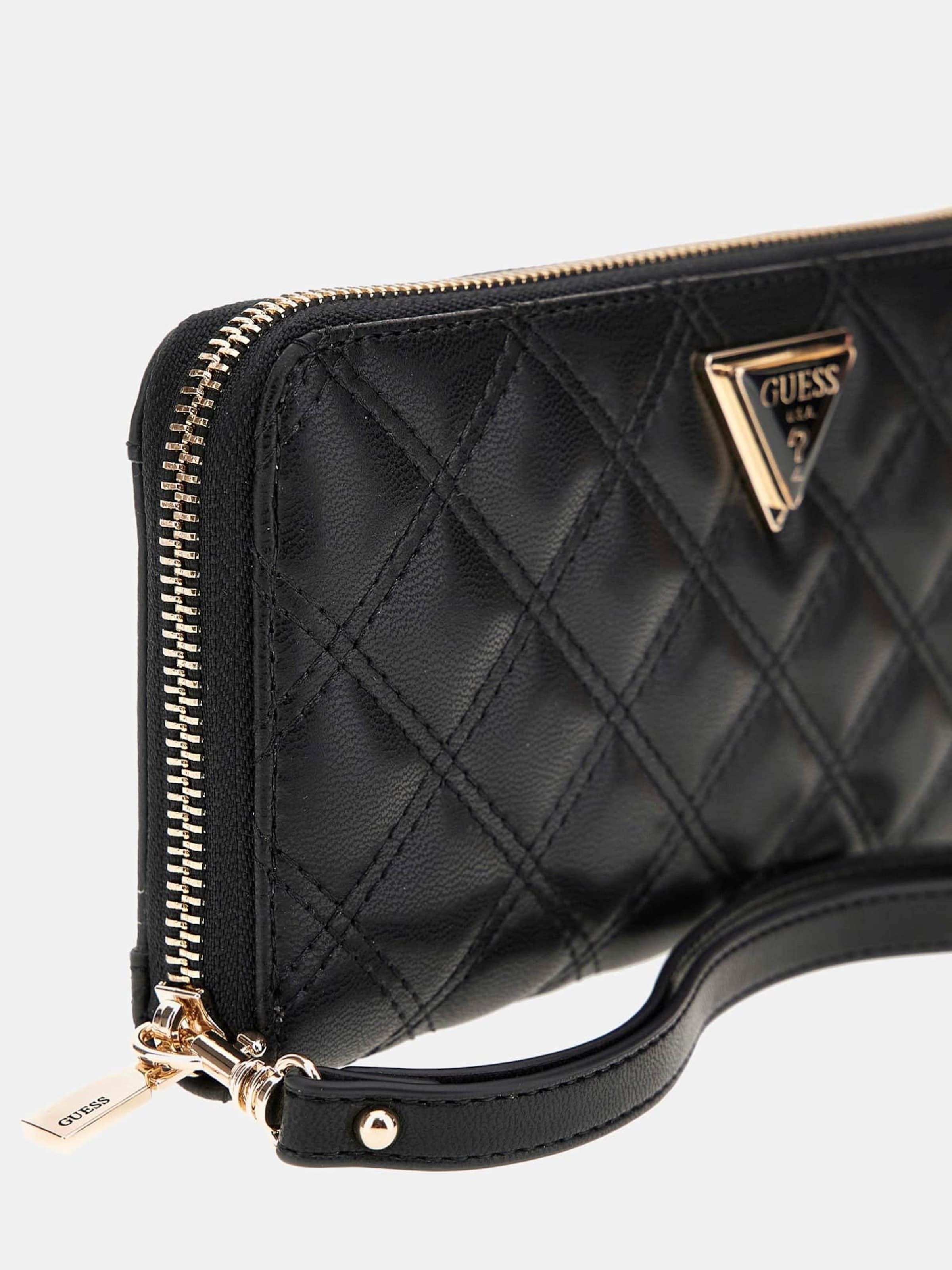 GUESS Lovide SLG Large Zip Around Wallet Black GUESS Lovide SLG Large Zip Around Wallet Black