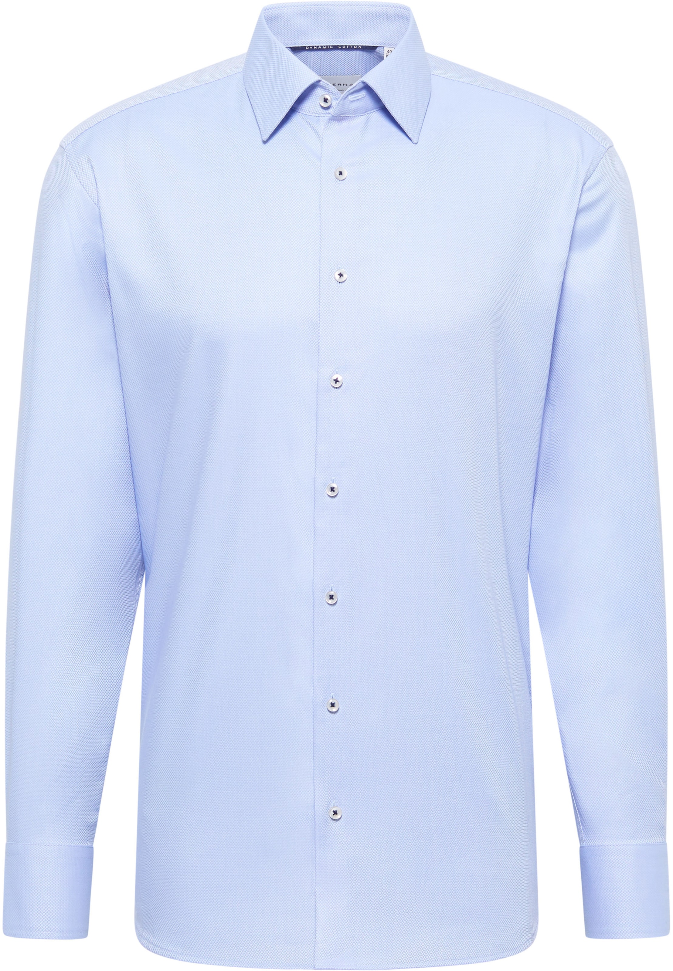 ETERNA Hemd in Blau: Vorderseite