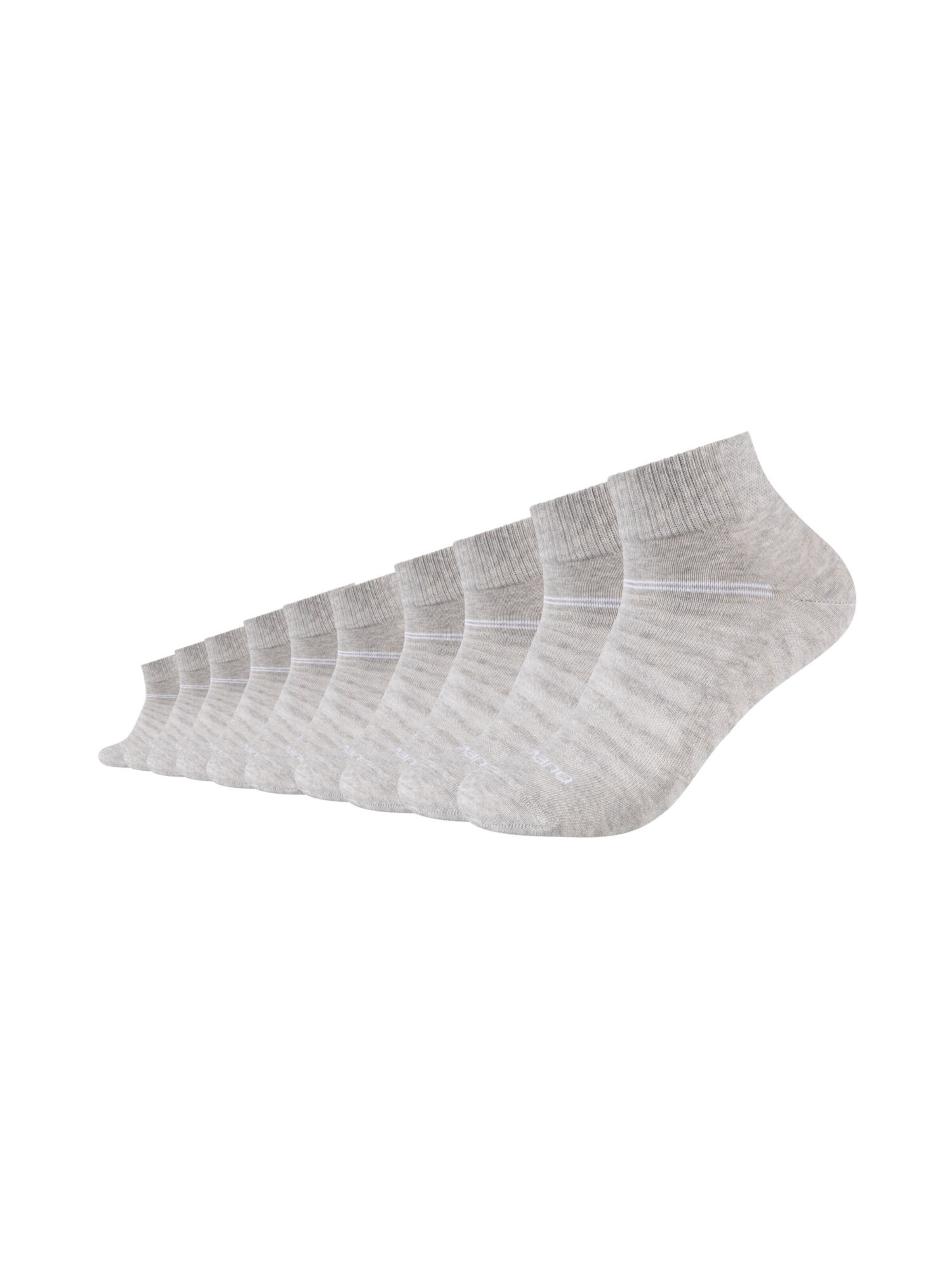 camano Socks in Grey: front