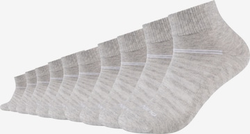 camano Socks in Grey: front