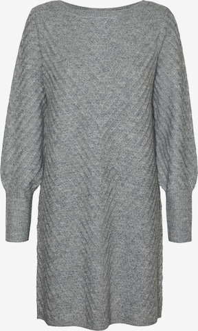 VERO MODA Knitted dress in Grey: front