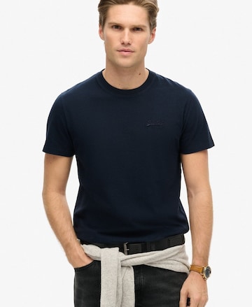 T-Shirt 'Essential' Superdry en bleu