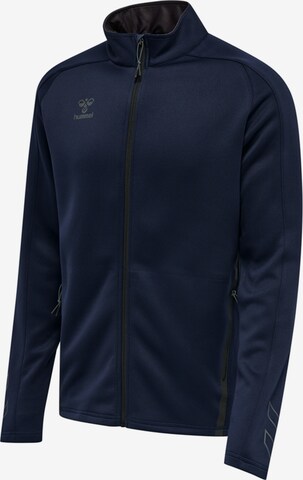 Hummel Sportsweatvest in Blauw