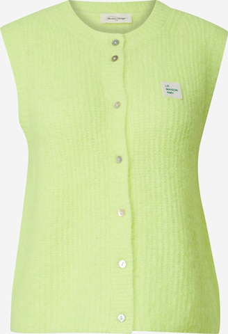 Cardigan 'EAST19MCE24' AMERICAN VINTAGE en jaune : devant