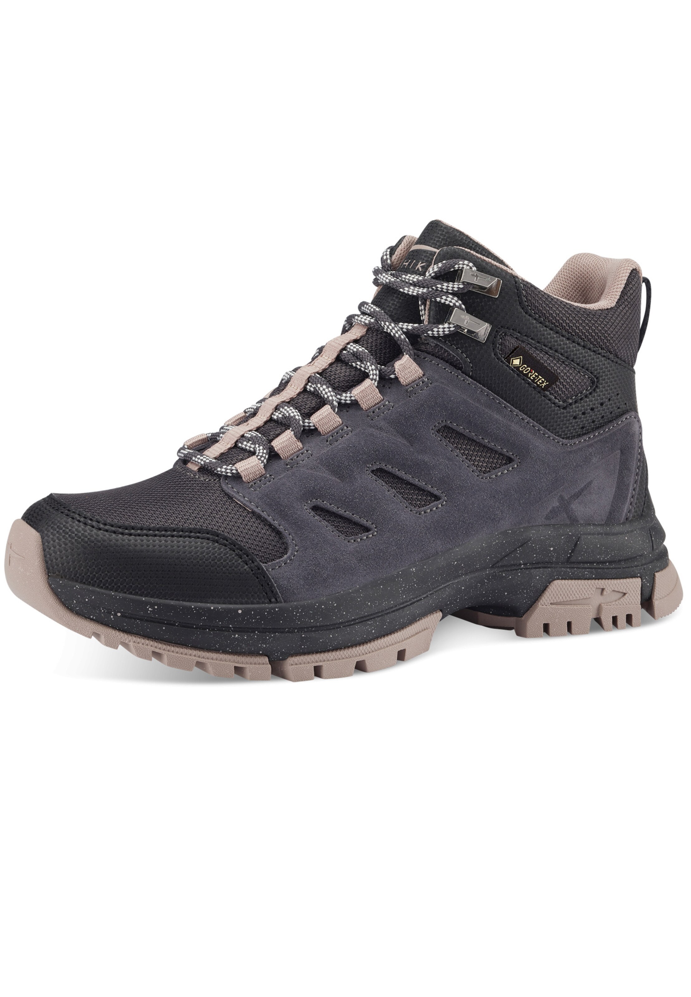 Tamaris - Botim com fivela em preto: frente