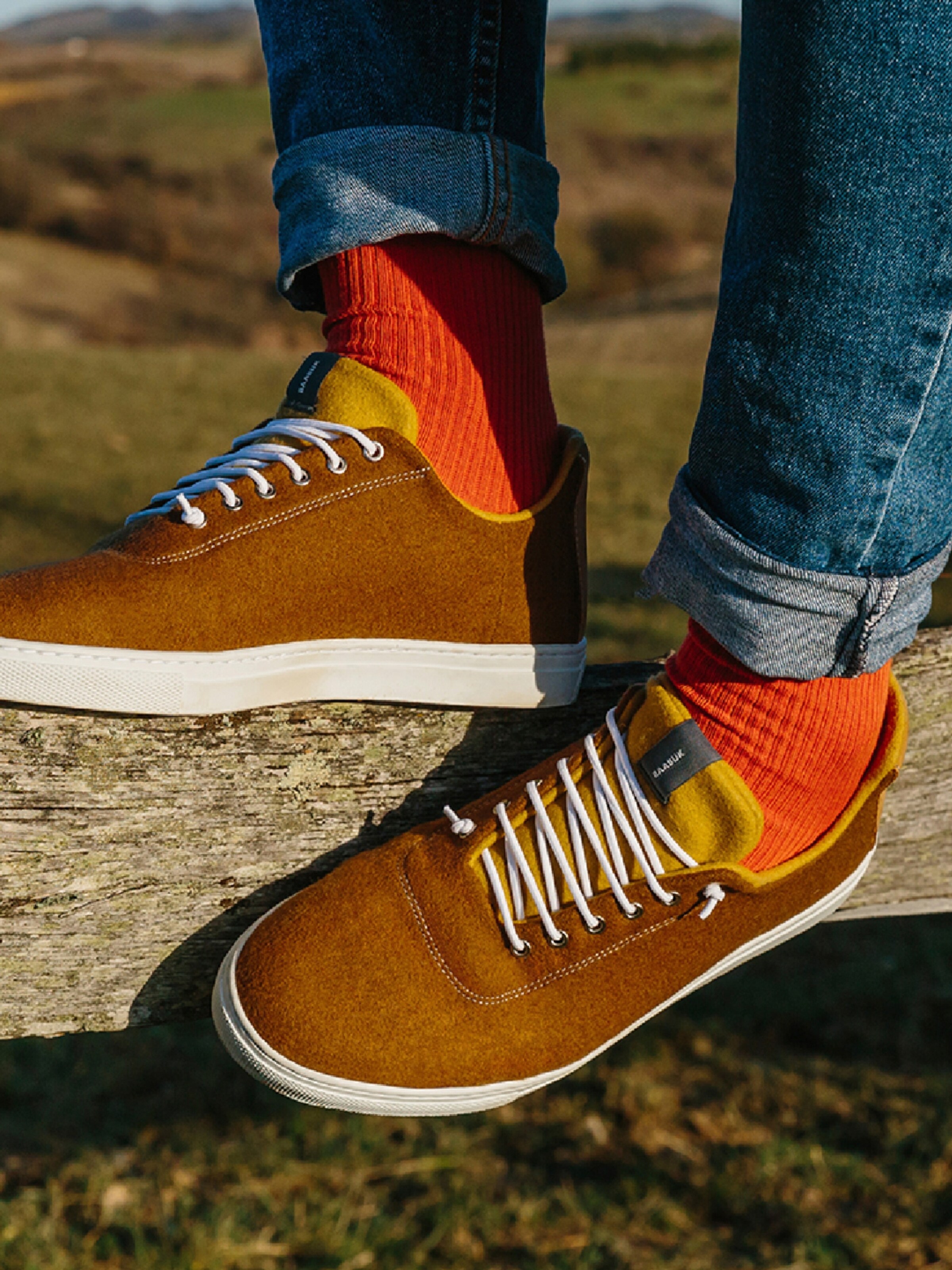 Baabuk Sneaker low 'Urban Wooler' i brun