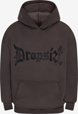 Dropsize Sweatshirt in Braun: predná strana