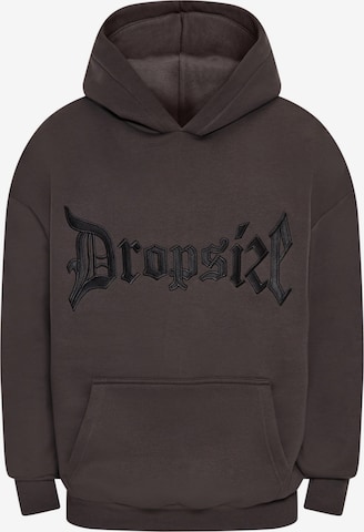 Felpa di Dropsize in marrone: frontale
