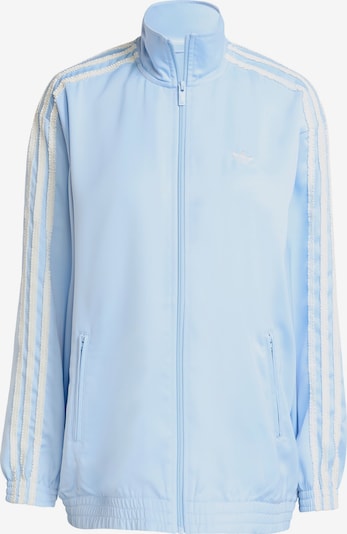 Demisezoninė striukė 'Firebird' iš ADIDAS ORIGINALS, spalva – šviesiai mėlyna / balta, Prekių apžvalga