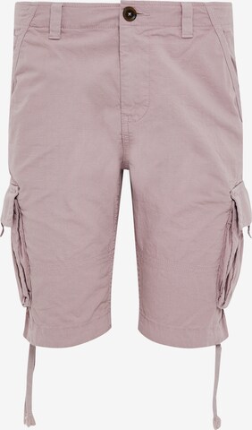 Threadbare Cargo trousers 'Manchester' in Pink: front