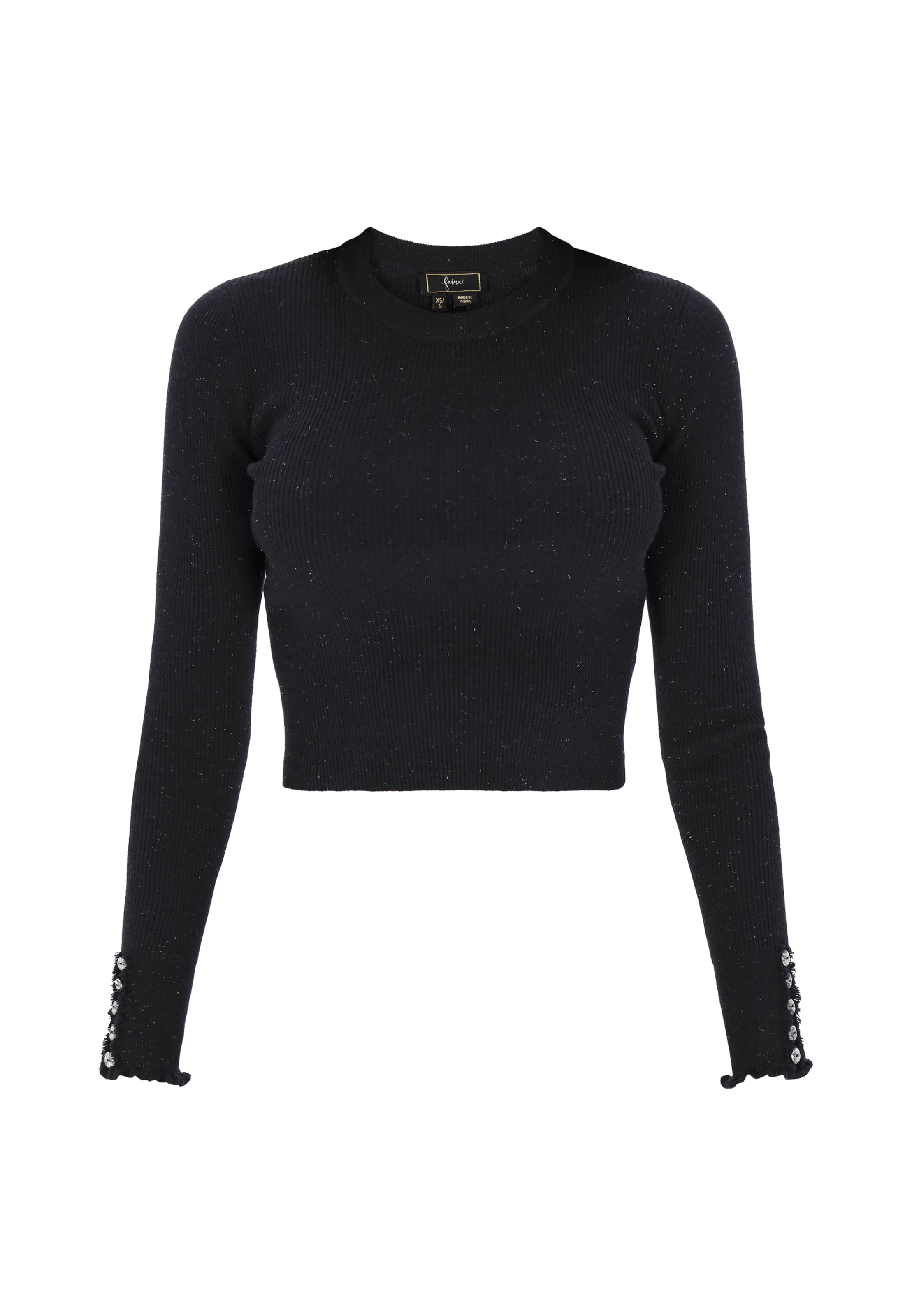 faina Sweter w kolorze niebieski: przód