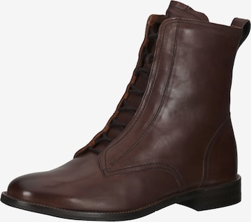 Paul Green Lace-Up Ankle Boots in Brown: front