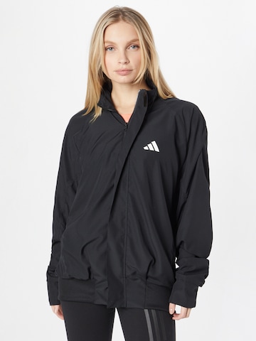 ADIDAS PERFORMANCE Sports jacket 'Paris' in Black: front