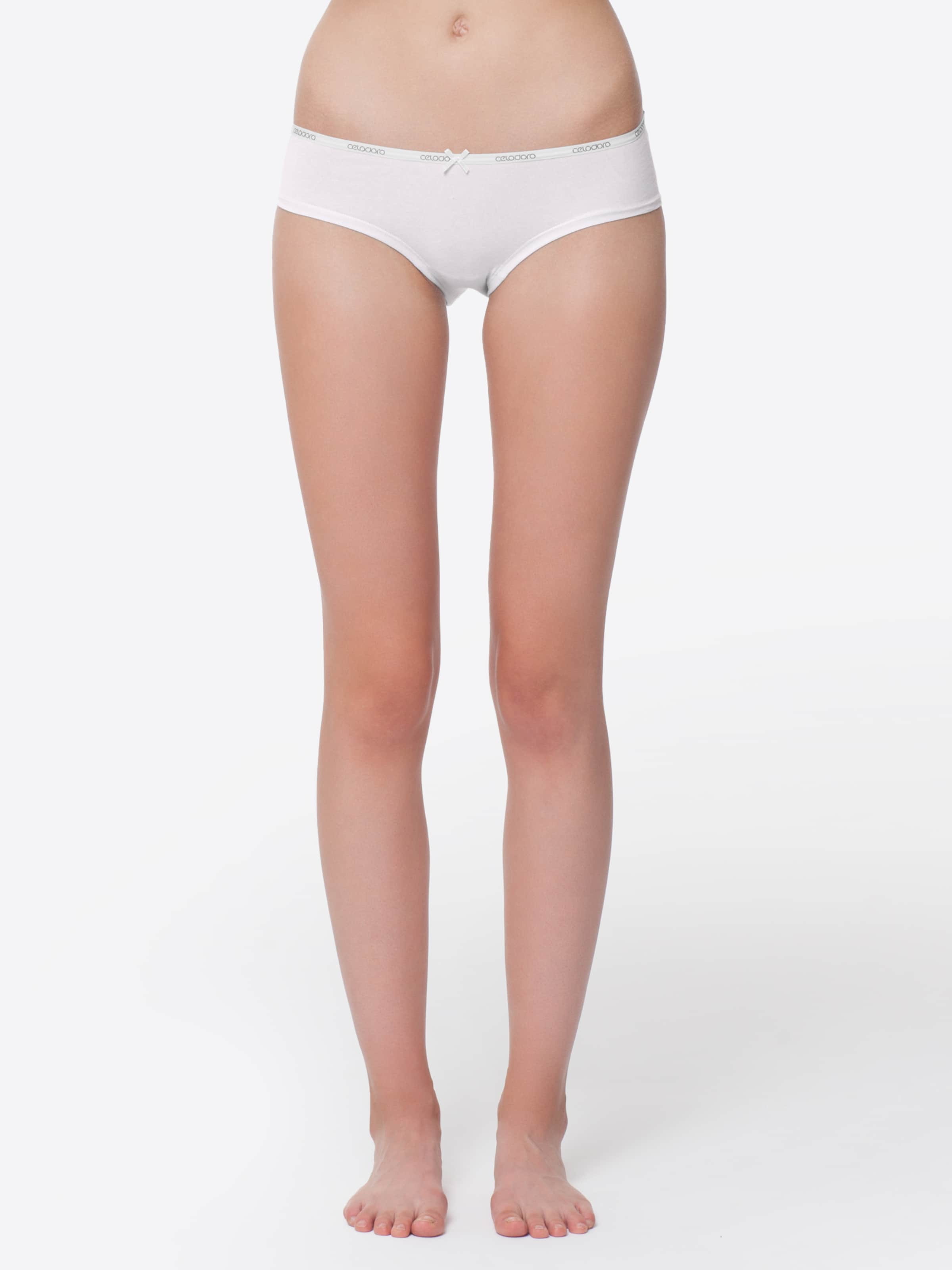 celodoro Boyshorts 'Feel Good' in White: front