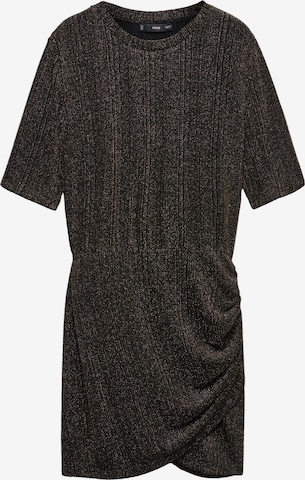 MANGO Knitted dress 'Xlurin' in Black: front