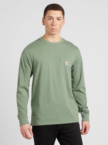 Tricou de la Carhartt WIP pe verde: față