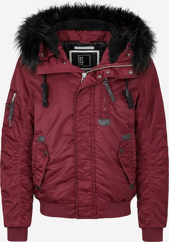 Harlem Soul Winter Jacket 'Bos-Ton' in Red: front