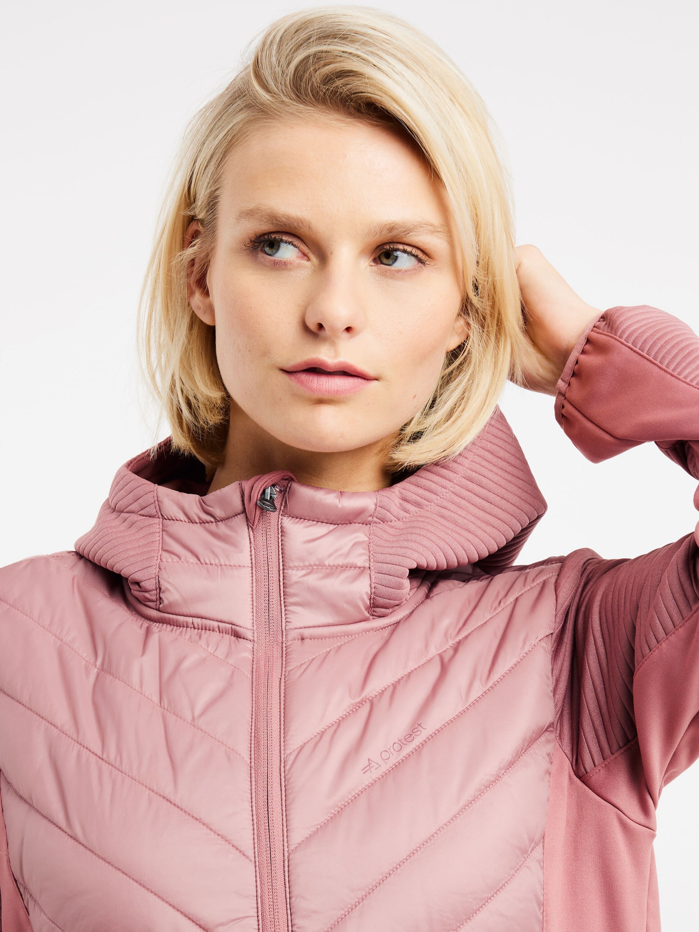 PROTEST Winter Jacket 'PRTHESTIA' in Pink