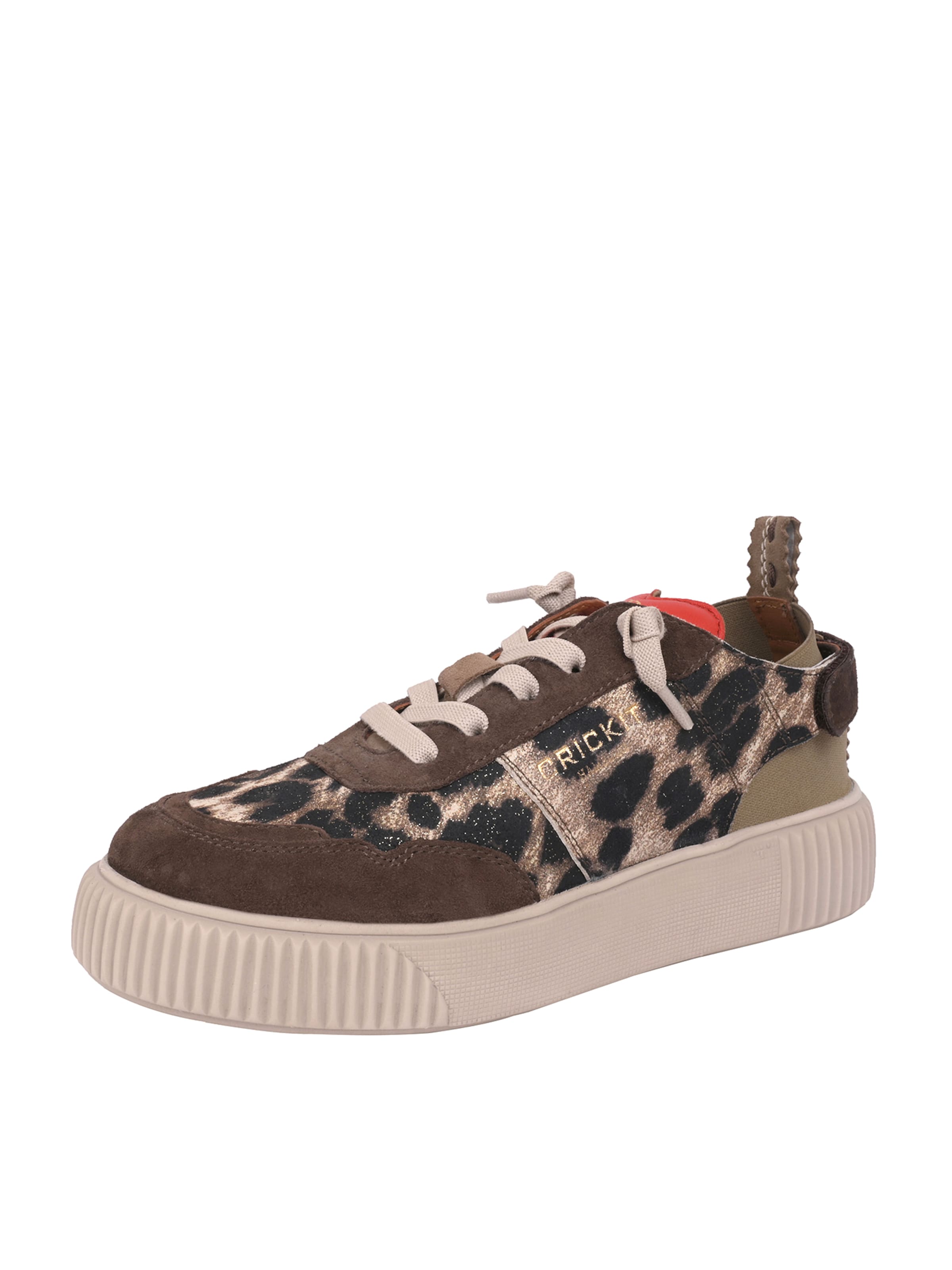 Crickit Platform trainers 'PARIA' in Brown: front