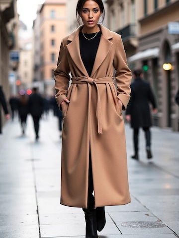 Figl Between-Seasons Coat 'M1114' in Beige
