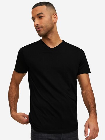 JACK & JONES Shirt 'Organic Basic' in Zwart: voorkant