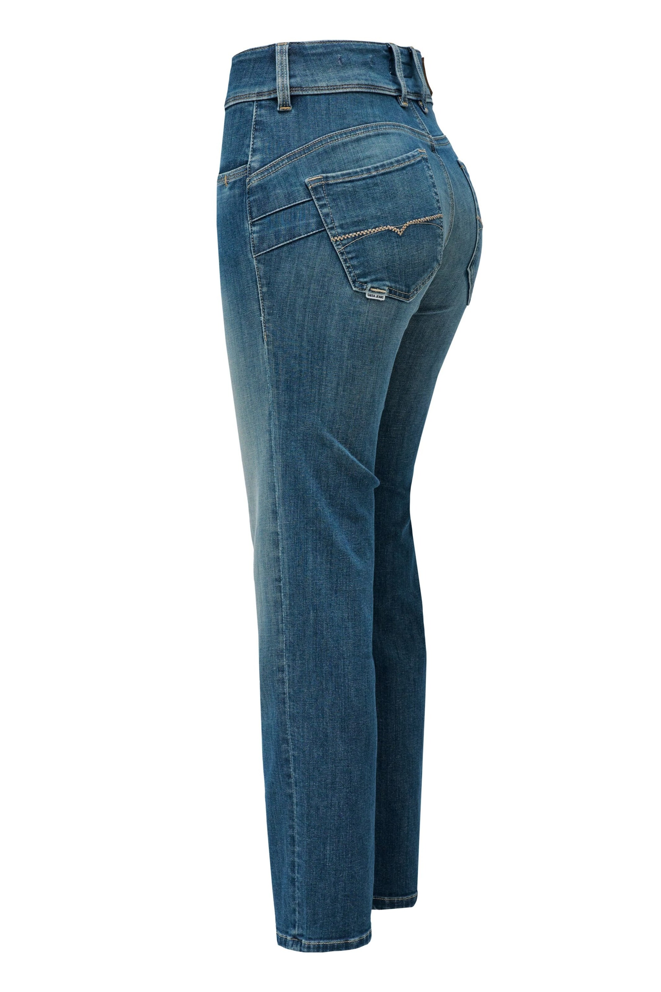 Salsa Jeans Skinny Jeans 'Secret Push In' in Blue