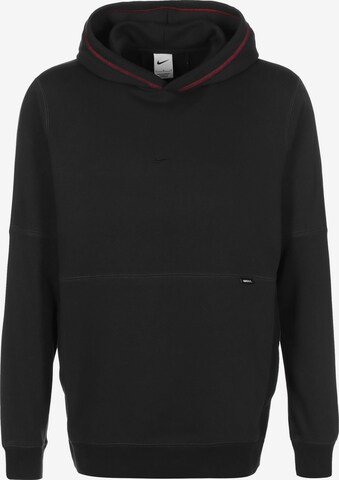 NIKE Athletic Sweatshirt in Black: front